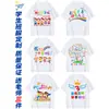 Uniforme Personalizado para Formatura do Ensino Fundamental Camiseta para Festa Esportiva de Verão da Sexta Série Manga Curta DIY Camisa Cultural Infantil para Jardim de Infância