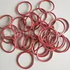 Anel O-Ring Revestido de PTFE Vermelho Preto 28/2.65/30/3.55 Anel de Vedação Resistente a Alta Temperatura e Alta Pressão PTFE Máquinas