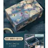 Caixa de joias de dote caixa de armazenamento pacote de material DIY caixa de madrepérola caixa de joias laca popular madrepérola estilo chinês madeira