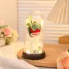 520 Regalo del Día de San Valentín Ramo de Jabón de Rosas Regalo de Cumpleaños Flor Eterna Luminosa Adornos de Decoración de Escritorio