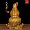 Adorno de Cobre Tianyi con Tapa Abierta de los Ocho Trigramas y la Matriz de las Nueve Tortugas Tianyi para Decoración de Bendición del Hogar Regalo