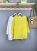 Roupas Femininas de Algodão e Linho Primavera 2026, Retrô Artístico Corte Solto Tamanho Grande Gola Redonda Patchwork Preço Especial Blusa Camiseta Feminina