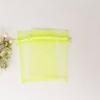 Bolsa de hilo de fábrica, venta al por mayor, bolsa de organza de color sólido, bolsa de malla para embalaje de joyas y regalos cosméticos