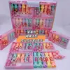 Resaltador de Doble Punta Kapibala Bubugawa 6 Colores Estilo Caramelo Marcador Capibara de Doble Punta Papelería