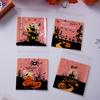 Nueva bolsa de embalaje impresa 4 en 1 para Halloween, para galletas, dulces, opp, bolsa autoadhesiva para fiestas de festivales fantasmas, dulces autoadhesivos