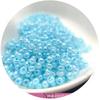 Cuentas de arroz de vidrio color crema de 3 mm de excelente calidad, hechas a mano, para pulseras, collares y accesorios de joyería.