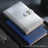 Cuaderno A5 para negocios, personalizado, con logotipo imprimible, superficie de cuero suave, para conferencias y oficina, con impresión en caja de regalo personalizada.