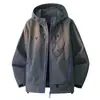 Jaqueta Corta-vento Estilo Casal Outono/Inverno 2026 Jaqueta Casaco Masculino e Feminino Jaqueta Casual com Capuz para Adolescentes