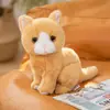 Muñeca de Gato Artificial Linda Juguete de Peluche Muñeca Gato Negro Muñeca Gato Blanco Gato Naranja Muñeca de Trapo Regalo de Cumpleaños para Niñas Niños