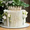 Mariposa de Acrílico Flor Feliz Cumpleaños Inserto para Pastel Repostería Postre Suministros para Fiesta Descuento por Volumen