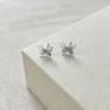 Aretes de Mariposa Tridimensionales Estilo Hada de Plata 925 para Mujer Dulces y Pequeños Estilo Mori Nueva Moda Aretes de Alta Gama para Niña