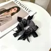 Goma de pelo scrunchie vintage versátil extragrande para adultos, elegante scrunchie floral para coleta