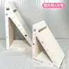 Rascador para gatos triangular de ángulo recto, estilo caricatura, alta calidad, no requiere instalación, cartón blanco, directo del fabricante, duradero y no desprende partículas