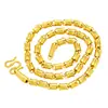 Colgante de Hombre Guan Gong Chapado en Oro Vietnamita con Collar de Seis Palabras Mantra Joyería