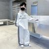 Roupa de Outono para Meninos 2025 Novo Conjunto Esportivo de Outono para Crianças Maiores, Streetwear Estiloso e na Moda para Meninos