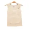 Ropa Interior de Terciopelo para Niñas Otoño e Invierno, Parche Redondo en el Cuello, Protección para el Vientre, Sujetador sin Costuras para Niños Tallas Mediana y Grande en Período de Desarrollo con Chaleco Acolchado