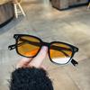Gafas de sol retro con diseño de uñas de arroz, estilo transfronterizo, con montura redonda coreana, personalizadas y antiultravioleta.