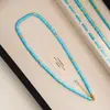 Collar de Perlas de Agua Dulce Natural Turquesa con Cuentas Accesorios Cadena para Clavícula de Mujer Cadena de Collar de Nicho de Lujo Ligero Joyería