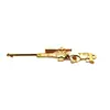 Modelo de Arma de Metal de Aleación de Peace Elite Accesorios de Arma de Pato Amarillo Pequeño Periférico de Pubg Llavero de Regalo Decorativo