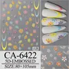 2025 Nueva Calcomanía para Uñas 5D Estampada Estéreo Dibujos Animados Animal Pequeño Flor de Amor Mariposa Adhesivo para Uñas Adhesivo