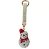 Chaveiro Série de Natal com Strass de Cristal Carro de Alto Padrão Bolsa de Telefone Pingente Exquisito Pequeno Ornamento