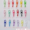 Chaveiro de Contas Tira de Silicone Corda de Couro Pingente Acessórios de Metal Argola de Aço Fivela de Porta Anel de Cartão Pequeno