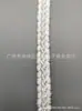 Atacado Pontual 1,4cm Corda Trançada Core-Spun Borda de Veludo Cruzado Fio Dourado Pequena Renda de Tecido Fragrante Acessórios para Roupas Sapatos Bolsas