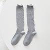 Calcetines para Mujer Calcetines Apilados Verano Delgados Estilo Ballet Calcetines con Puño de Lazo Medias Blancas para Mujer Estilo Japonés Lindos