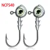 Anzol com Cabeça de Chumbo Olho de Peixe Micro Gancho Anzol para Pesca de Raiz Anzol Crank Anzol para Riacho Fino Black Pit Pesca Selvagem Texas Luminoso Robalo