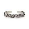 Ano após Ano, Há Peixes em Abundância - Pulseira Trançada de Personalidade Moda Retrô Feminina, Artesanato Pesado, Como um Peixe na Água, Joia de Pulseira para o Dia a Dia