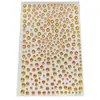 Transfronterizo 325 Piezas Cielo Estrellado Autoadhesivas Ojo de Diamante Maquillaje Rhinestones en Forma de Lágrima para Esquinas de los Ojos, Pegatinas para Cejas, Pegatinas Faciales, Pegatinas de Rhinestone Acrílico