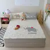 Xiangling Premium Lindo Estilo Ins Grande Dibujo Animado Látex Alfombrilla Juego de Dos o Tres Piezas, Lavable a Máquina