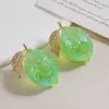 Beleza de Gelo Fruta Limão 3D Pingente DIY Colar Corrente de Bolsa Corrente de Celular Brincos Acessórios de Orelha Enfeites Pendentes Acessórios