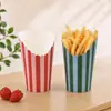 Copo comercial à prova de óleo para batatas fritas personalizado, copo de papel kraft inclinado para waffle de ovo, copo de waffle de ovo para sorvete, caixa para nuggets e frango frito