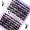 Pestañas Postizas Esponjosas 3D de un Solo Grupito Más Vendidas de Amazon 12 Filas 240 Grupos Kit DIY de Extensión de Pestañas Segmentada