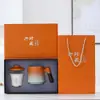 Set de Regalo Corporativo, Taza de Oficina, Recuerdo, Vaso de Agua para Bienestar del Empleado, Recuerdo para Clientes, Logo Impreso