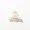 Presilha de Cabelo Pequena Modelo Novo Transfronteiriço 4cm, Presilha de Cabelo Elegante Pequena Estilo Chanel para Mulheres, Mini Presilha de Cabelo Estilo Ins, Mini Presilha de Garra Acessório de Cabelo