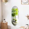 Pegatinas de Pared 3D Tridimensionales, Pegatinas de Pared de Plantas en Maceta, Pegatinas de Pared Decoración de Pared de Fondo para Sala de Estar, Pegatinas de Pared Autoadhesivas al por Mayor