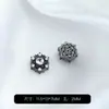 Preservação da Cor Ouro 14K Zircônia Contas de Floco de Neve Pulseira DIY Feita à Mão Colar Joias com Contas Acessórios de Pétalas Material
