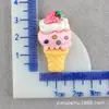 Lollipop de Resina Helado Paleta Funda de Teléfono DIY Cono de Helado Accesorios de Resina DIY Slime Barro de Cristal