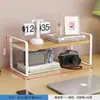 Estante de Mesa, Rack de Armazenamento Multicamadas em Ferro Forjado, Pequena Prateleira para Mesa de Dormitório Estudantil, Ferramenta de Organização para Mesa de Escritório
