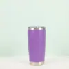 Taza de coche para comercio exterior transfronterizo de 20 oz de acero inoxidable con vacío, termo para coche, aislamiento térmico, conservación del frío, taza de coche simple y práctica