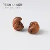 Acessórios de sândalo da Barbie polvo doce coelho urso cabeça de abóbora escultura em madeira fofa estilo DIY acessórios brincadeira cultural produtos semiacabados