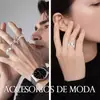 24 nuevos anillos de titanio simples de moda para hombre Anillo de boda para hombre europeo y americano Explosiones calientes transfronterizas Amazon Greek