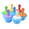 Moldes de Paletas Coloridos Moldes de Plástico para Helado Paletas de Hielo DIY Caseras para Niños Grado Alimenticio Hecho a Mano