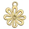 El Más Vendido de Amazon KC Aleación de Oro Flor de Girasol Flor de Rosa Colgante Colgante Pulsera DIY Collar Accesorios de Joyería