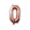 Globos Pequeños con Números de 16 pulgadas Versión Americana Delgados Decoración Fiesta de Cumpleaños Comercio Exterior Globos de Papel de Aluminio Venta al por Mayor Globos con Números