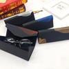 Estuche creativo para gafas de miopía estudiante fresco hombres y mujeres plegable patrón aerodinámico caja para gafas de sol cacao logo estampado