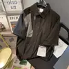 Camiseta de Manga Corta para Hombre con Diseño Patchwork de Bloques de Color para Verano, Versátil, a la Moda, Informal, Cuello Camisero