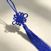 Venta Caliente tamaño pequeño 6 Platos Borla Nudo Chino Colgante Decoración Bonsái Sala de Estar Hogar Estilo Chino Regalo Especial Asuntos Exteriores